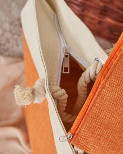 Sale Tkaninowa torba w wakacyjny wzór na ramię Damskie Torebki Shoppers