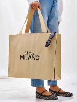 Best Torebka materiałowa Style Milano Damskie Materiałowe