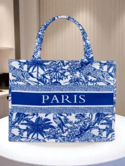 Hot Torebka materiałowa Paris Garden Damskie Materiałowe