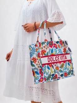 Clearance Torebka materiałowa Dolce Vita Mood Damskie Materiałowe