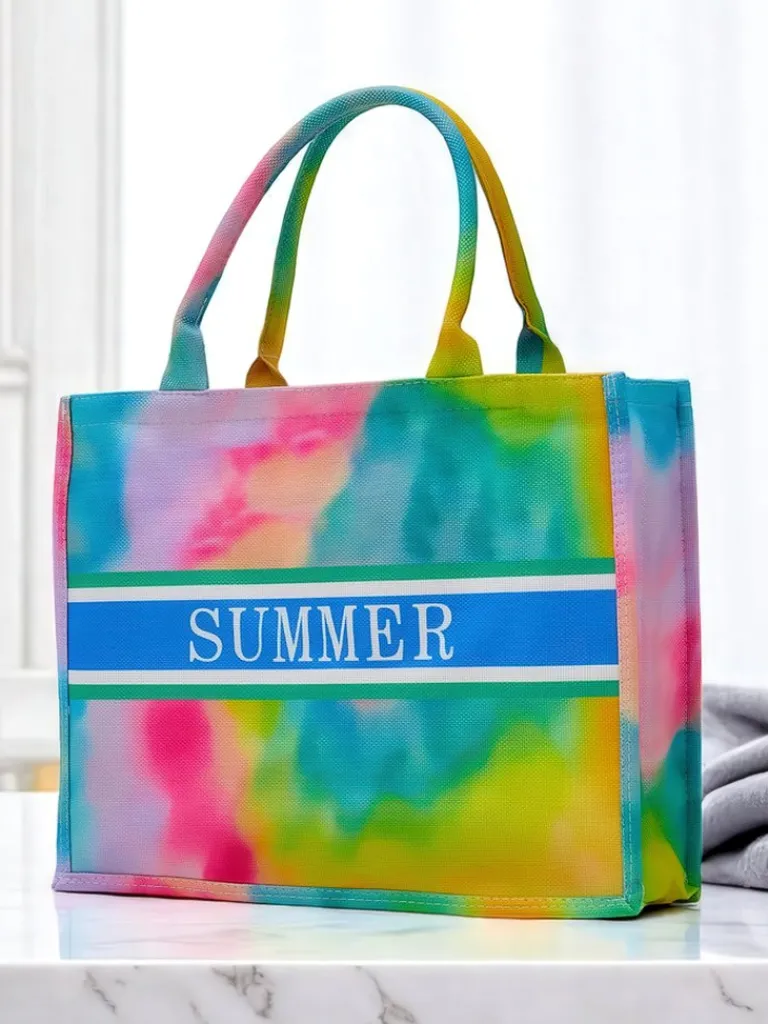 Sale Torebka materiałowa Colorful Summer Damskie Materiałowe