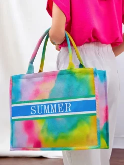 Sale Torebka materiałowa Colorful Summer Damskie Materiałowe