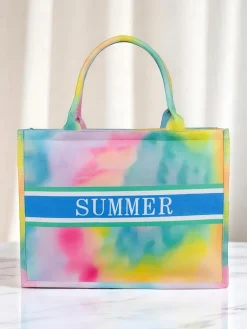 Sale Torebka materiałowa Colorful Summer Damskie Materiałowe