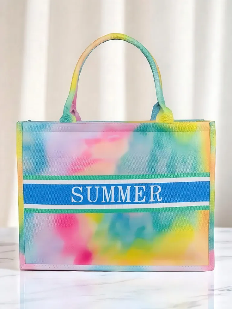 Sale Torebka materiałowa Colorful Summer Damskie Materiałowe