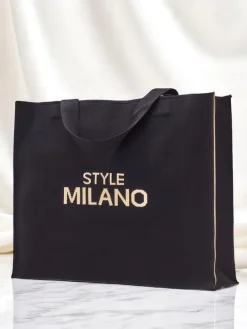 New Torebka materiałowa Style Milano Damskie Materiałowe