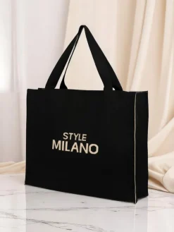 New Torebka materiałowa Style Milano Damskie Materiałowe