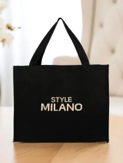 New Torebka materiałowa Style Milano Damskie Materiałowe