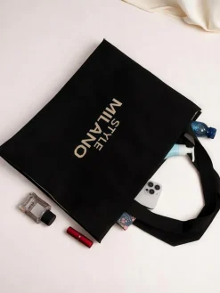 New Torebka materiałowa Style Milano Damskie Materiałowe