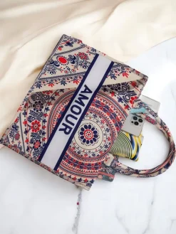 Torebka materiałowa Amour Vibes Damskie Materiałowe