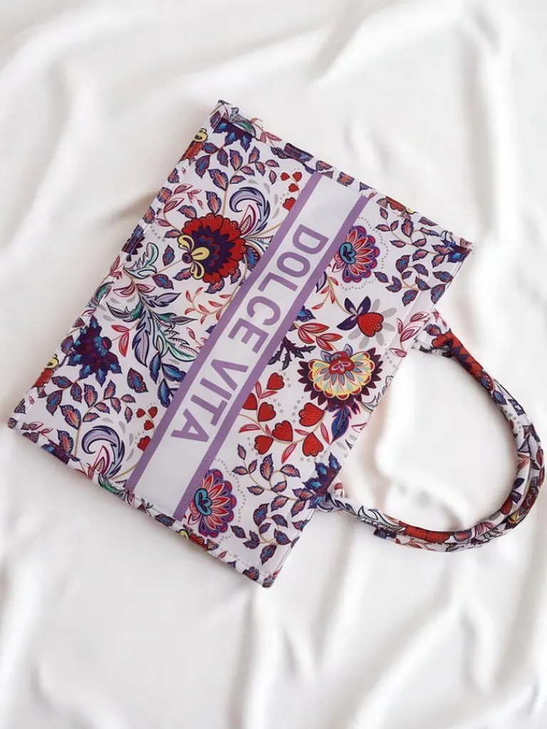 Sale Torebka materiałowa Dolce Vita Mood Damskie Materiałowe