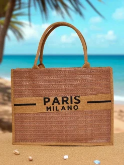 Outlet Torebka materiałowa Paris Milano Damskie Materiałowe