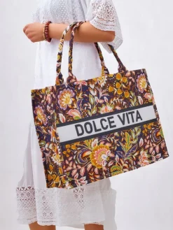 Hot Torebka materiałowa Dolce Vita Mood Damskie Materiałowe