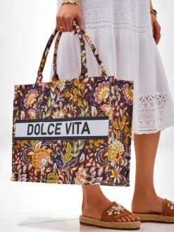 Hot Torebka materiałowa Dolce Vita Mood Damskie Materiałowe