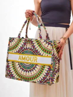 Best Torebka materiałowa Amour Vibes Damskie Materiałowe