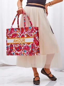 Sale Torebka materiałowa Amour Vibes Damskie Materiałowe