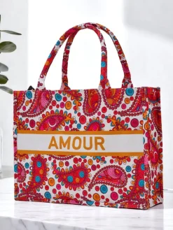 Sale Torebka materiałowa Amour Vibes Damskie Materiałowe