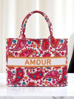 Sale Torebka materiałowa Amour Vibes Damskie Materiałowe