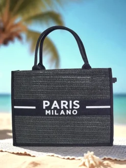 Torebka materiałowa Paris Milano Damskie Materiałowe