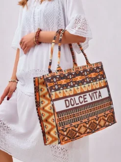 New Torebka materiałowa Dolce Vita Mood Damskie Materiałowe