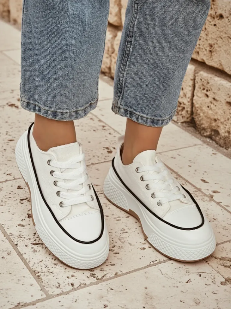 Best Trampki damskie na platformie Beemes Ugc|Trampki