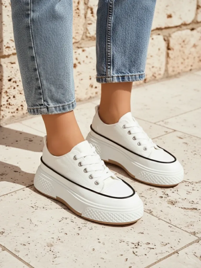 Best Trampki damskie na platformie Beemes Ugc|Trampki