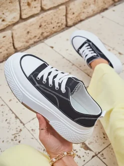 Outlet Trampki damskie na platformie Beemes Ugc|Trampki