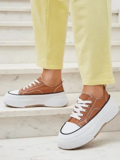 Trampki damskie na platformie Beemes Ugc|Trampki