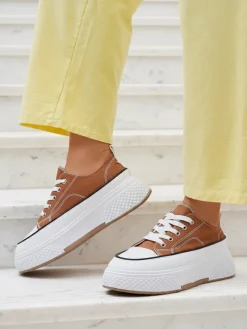 Trampki damskie na platformie Beemes Ugc|Trampki