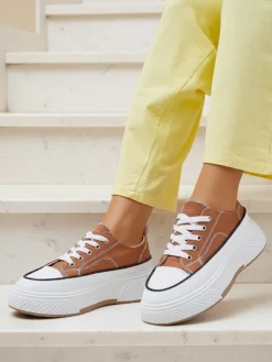 Trampki damskie na platformie Beemes Ugc|Trampki