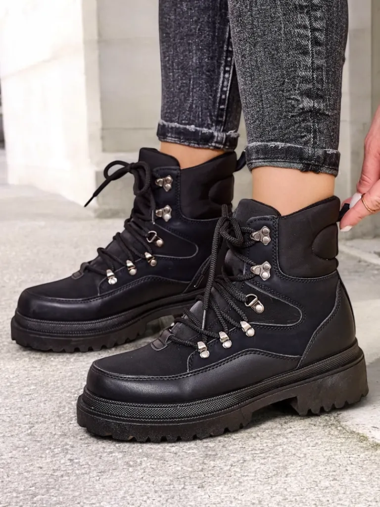 Best Trapery damskie Savelly Trapery|Botki Bez Ocieplenia