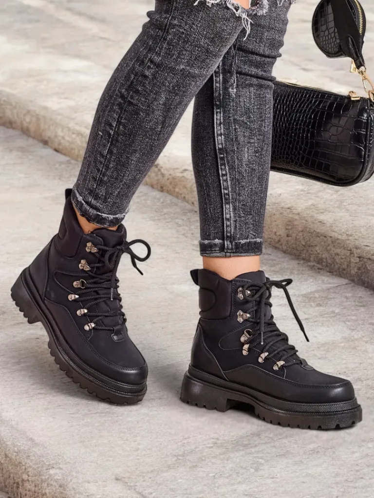 Best Trapery damskie Savelly Trapery|Botki Bez Ocieplenia