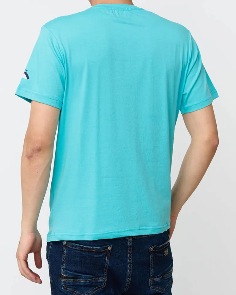 męski t-shirt z nadrukiem Bluzki