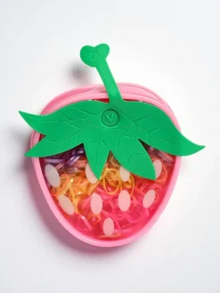 Hot gumeczki silikonowe Truskawka Damskie Dziewczęce|Akcesoria Do Włosów