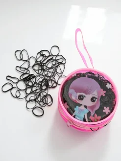 Discount Wielokolorowe gumeczki silikonowe w ozdobnym opakowaniu Damskie Dziewczęce|Akcesoria Do Włosów