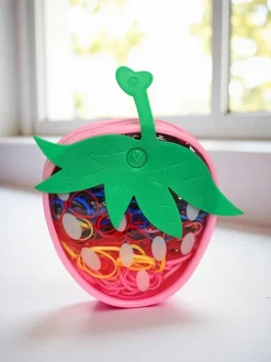 Hot gumeczki silikonowe Truskawka Damskie Dziewczęce|Akcesoria Do Włosów