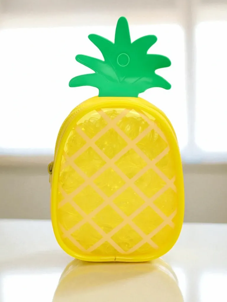 Hot Wielokolorowe gumeczki silikonowe Ananas Damskie Dziewczęce|Akcesoria Do Włosów