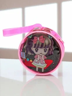 Wielokolorowe gumeczki silikonowe w ozdobnym opakowaniu Damskie Dziewczęce|Akcesoria Do Włosów