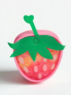 Best Wielokolorowe gumeczki silikonowe Truskawka Damskie Dziewczęce|Akcesoria Do Włosów