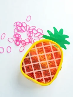 Hot Wielokolorowe gumeczki silikonowe Ananas Damskie Dziewczęce|Akcesoria Do Włosów