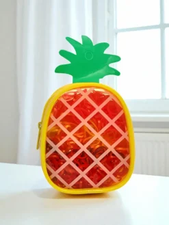 Hot Wielokolorowe gumeczki silikonowe Ananas Damskie Dziewczęce|Akcesoria Do Włosów