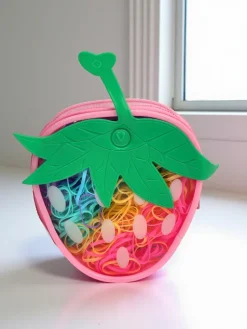 New gumeczki silikonowe Truskawka Damskie Dziewczęce|Akcesoria Do Włosów