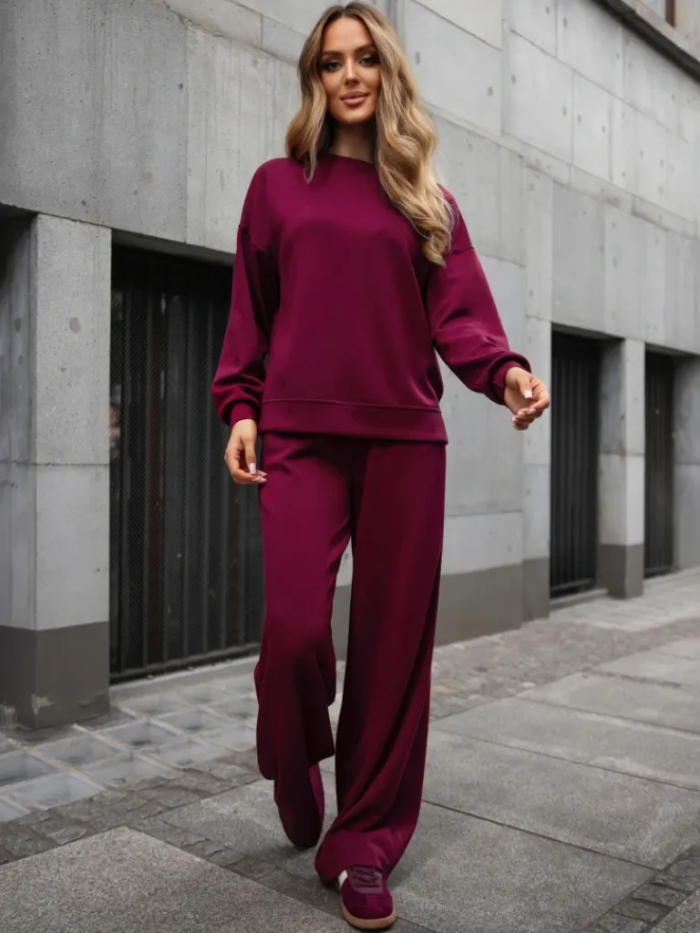 Wiskozowy Damski komplet dresowy FlowFit Damskie Komplety Damskie