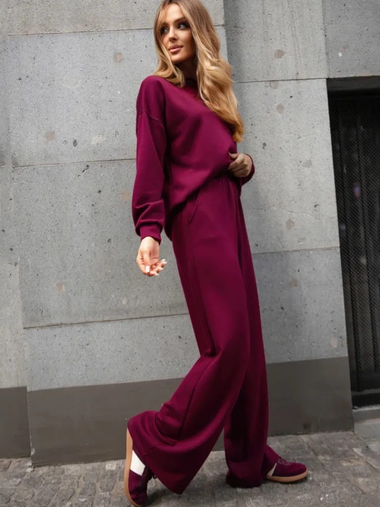 Wiskozowy Damski komplet dresowy FlowFit Damskie Komplety Damskie