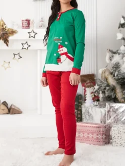 Sale Świąteczna dziecięca piżama z printem Bielizna|Piżamy