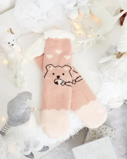 Clearance Świąteczne damskie zimowe skarpetki z zwężeniami Skarpetki