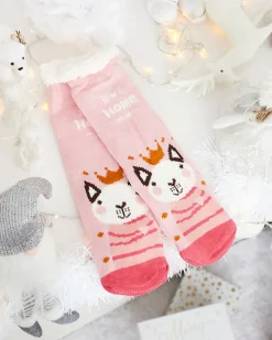 Outlet Świąteczne damskie zimowe skarpetki z zwężeniami Skarpetki