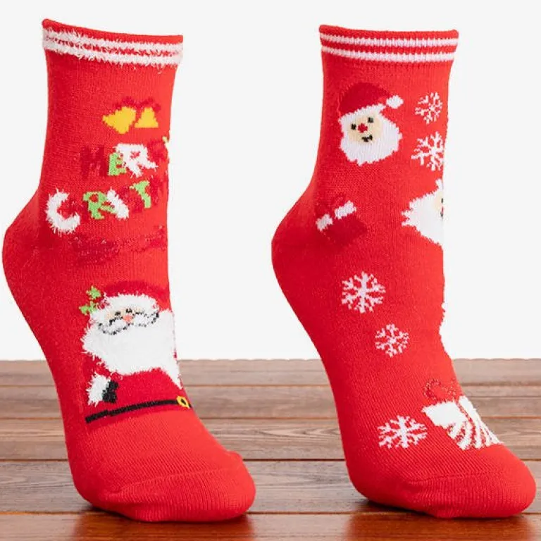 Clearance Świąteczne dziecięce skarpetki 4/pak Skarpetki