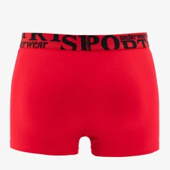 Discount Świąteczne męskie bokserki czerwone Majtki