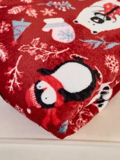 Best Świąteczny koc narzutka 160x200 Koce