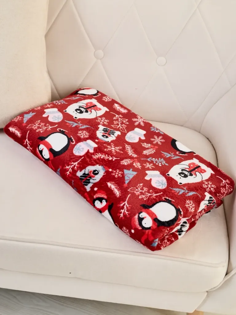 Online Świąteczny koc narzutka 200x220 Koce